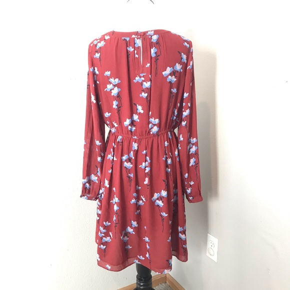LOFT New Red Floral Dress - Picture 3 of 6